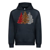 Navy christmas trees Urban Hoodie - BarkalooDesign