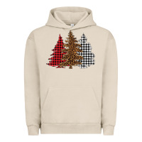 Pigment French Oak christmas trees Urban Hoodie - BarkalooDesign