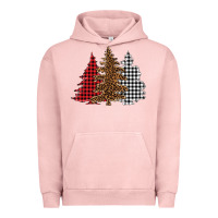 Pigment Salmon christmas trees Urban Hoodie - BarkalooDesign