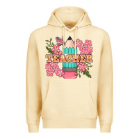 Pina Colada teacher floral pencil Premium Hoodie - BundleAndBundleShop
