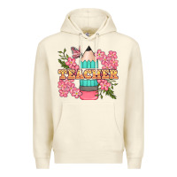 Sandshell teacher floral pencil Premium Hoodie - BundleAndBundleShop