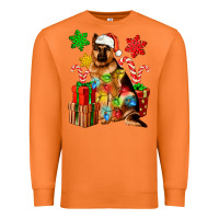 Carrot christmas german shepherd Premium Sweatshirt - Artiststas