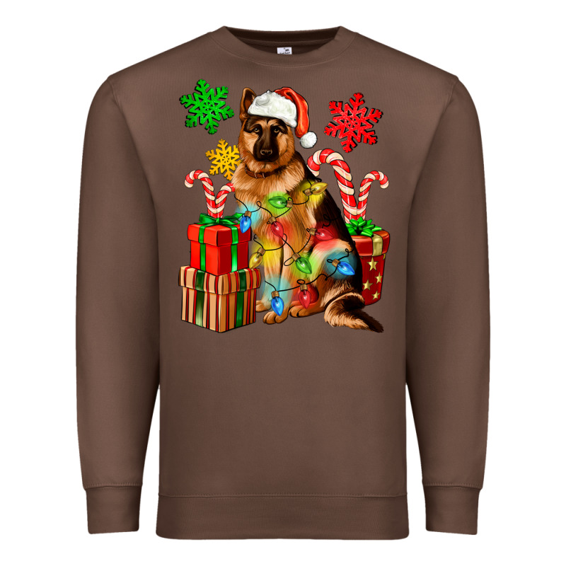 Christmas German Shepherd Premium Sweatshirt by Artiststas | Teevron
