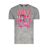 Cloud Rock Love Hope Cure Cancer Awareness Vintage Tee - HowdyJamesFarm