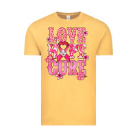 Vintage Mustard Love Hope Cure Cancer Awareness Vintage Tee - HowdyJamesFarm