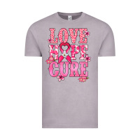 Vintage Zinc Love Hope Cure Cancer Awareness Vintage Tee - HowdyJamesFarm