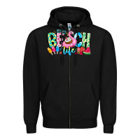 Black Besch Life Zipper Hoodie - CowhideDigitalArt
