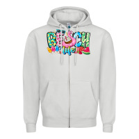 Dove Grey Besch Life Zipper Hoodie - CowhideDigitalArt