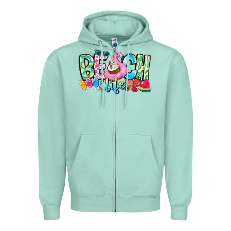 Besch Life Zipper Hoodie by CowhideDigitalArt | Teevron