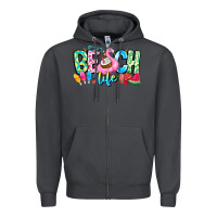 Smoke Besch Life Zipper Hoodie - CowhideDigitalArt