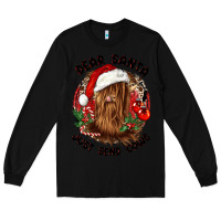 Black dear santa just send cows Long Sleeve Tee - CowGirlArtShop