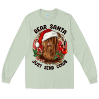 Matcha dear santa just send cows Long Sleeve Tee - CowGirlArtShop