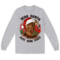 Moon Dust dear santa just send cows Long Sleeve Tee - CowGirlArtShop