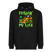 Black pushin' my luck Heavyweight Hoodie - Artiststas