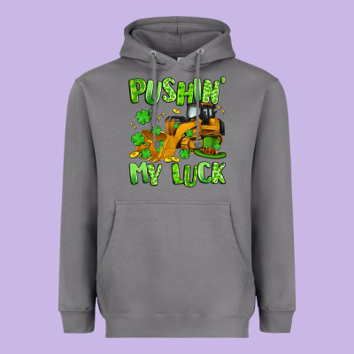 Pushin' My Luck Heavyweight Hoodie Designed By Artiststas