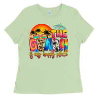Matcha the beach is my happy place Ladies Tee - Artiststas