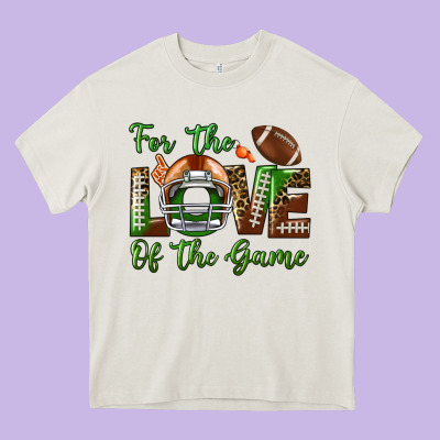 For The Love Of The Game Heavy Core Tee Designed By Bundleandbundleshop