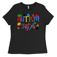 Black autism sister Ladies Tee - Artiststas