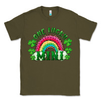 Army Green st patricks day one lucky mini Classic Tee - RanaPortraitStore