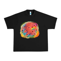 Black tie die watermelon Urban Heavy Tee - JahusDesignShop