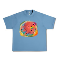 Pebble Blue tie die watermelon Urban Heavy Tee - JahusDesignShop