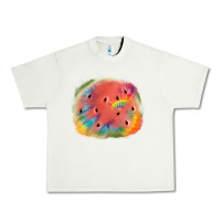 Pistachio tie die watermelon Urban Heavy Tee - JahusDesignShop