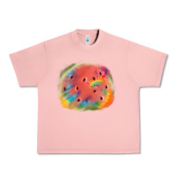 Salmon tie die watermelon Urban Heavy Tee - JahusDesignShop