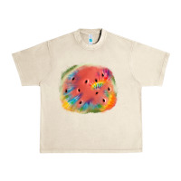 Sandshell tie die watermelon Urban Heavy Tee - JahusDesignShop