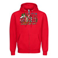 Red 2023 Happy New Year Zipper Hoodie - CowhideDigitalArt