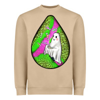 Halloween Ghost Teardrop Heavyweight Sweatshirt | Teevron