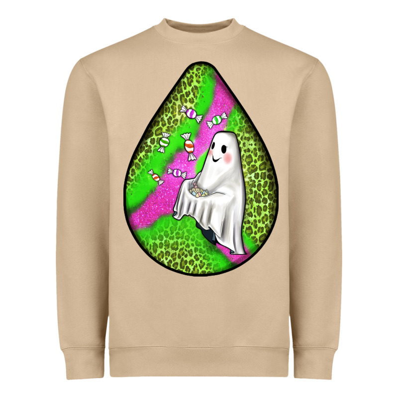 Halloween Ghost Teardrop Heavyweight Sweatshirt by BundleAndBundleShop | Teevron