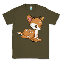 Army Green gazelle Classic Tee - texasbilliewilder