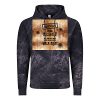 Cloud Black warning i'm an asshole with rusty background Vintage Hoodie - TumblerDesignByShophia