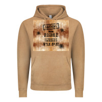Warning I'm An Asshole With Rusty Background Vintage Hoodie | Teevron