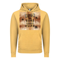 Vintage Mustard warning i'm an asshole with rusty background Vintage Hoodie - TumblerDesignByShophia