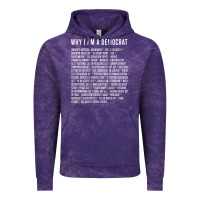 Cloud Purple Why I am a Democrat cool political outfit for democrats Long Sleeve Vintage Hoodie - lanVoArt