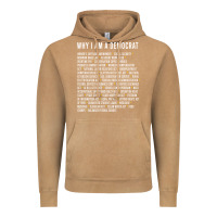 Vintage Camel Why I am a Democrat cool political outfit for democrats Long Sleeve Vintage Hoodie - lanVoArt