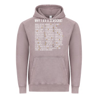 Vintage Zinc Why I am a Democrat cool political outfit for democrats Long Sleeve Vintage Hoodie - lanVoArt