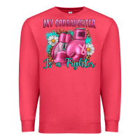 Cardinal Breast Cancer my Goddaughter is a fighter Premium Sweatshirt - Artiststas