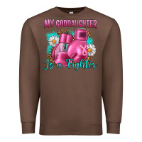 Chestnut Breast Cancer my Goddaughter is a fighter Premium Sweatshirt - Artiststas