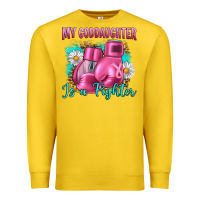 Lemon Breast Cancer my Goddaughter is a fighter Premium Sweatshirt - Artiststas