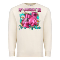 Sandshell Breast Cancer my Goddaughter is a fighter Premium Sweatshirt - Artiststas