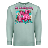Seafoam Breast Cancer my Goddaughter is a fighter Premium Sweatshirt - Artiststas