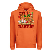 Carrot let's get baked Premium Hoodie - FaDigitalArtStudio