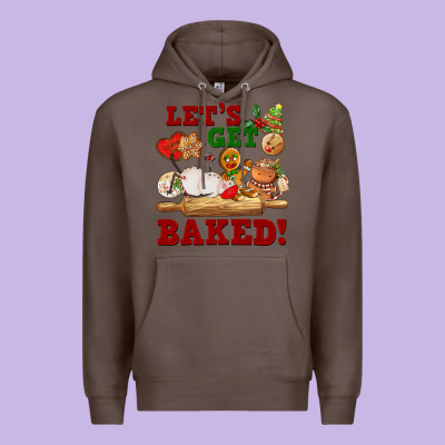 Let's Get Baked Premium Hoodie Designed By Fadigitalartstudio