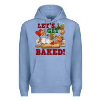 Colony Blue let's get baked Premium Hoodie - FaDigitalArtStudio