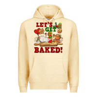 Pina Colada let's get baked Premium Hoodie - FaDigitalArtStudio