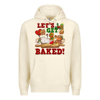 Sandshell let's get baked Premium Hoodie - FaDigitalArtStudio