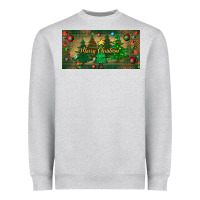 Heather Grey merry christmas license plate Heavyweight Sweatshirt - BundleAndBundleShop