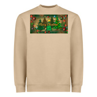 Mushroom merry christmas license plate Heavyweight Sweatshirt - BundleAndBundleShop